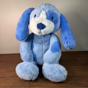 Kid Connection Plush Blue Spot Eye Puppy Dog Stuffed Animal Floppy Ears Soft 17”